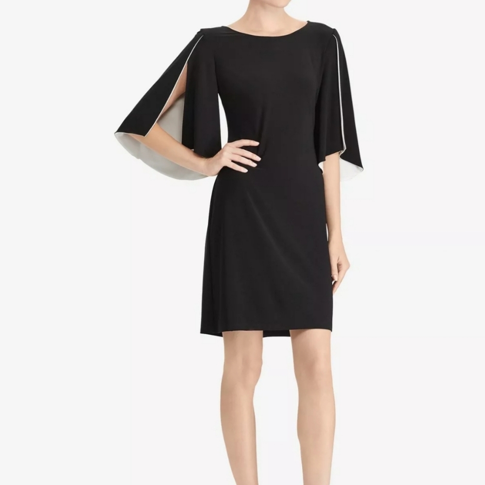 🆕️ AMERICAN LIVING | Split-Sleeve Shift Dress